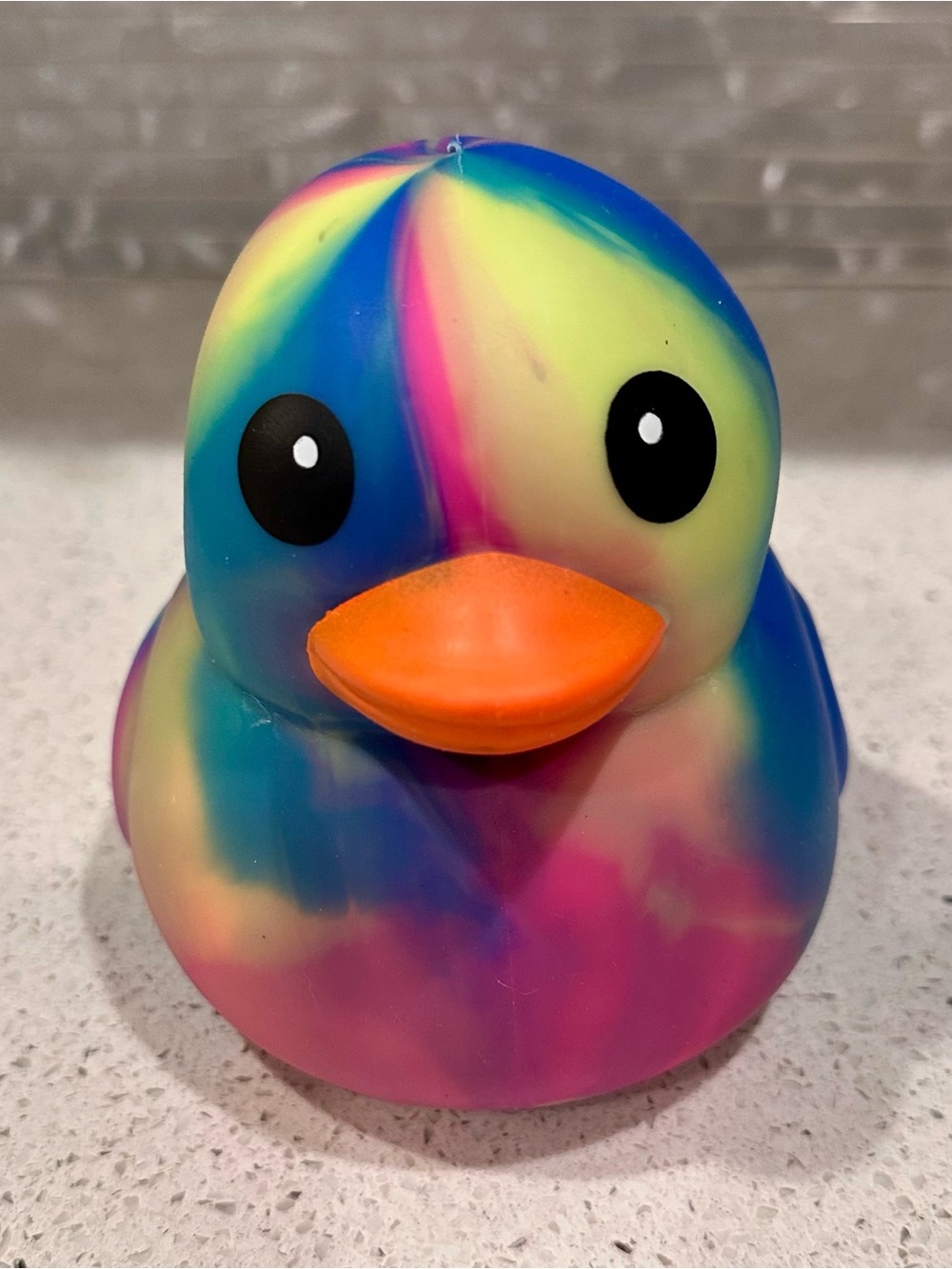 Sunny Days Squeeezy Tie Dye Squishy Duck
